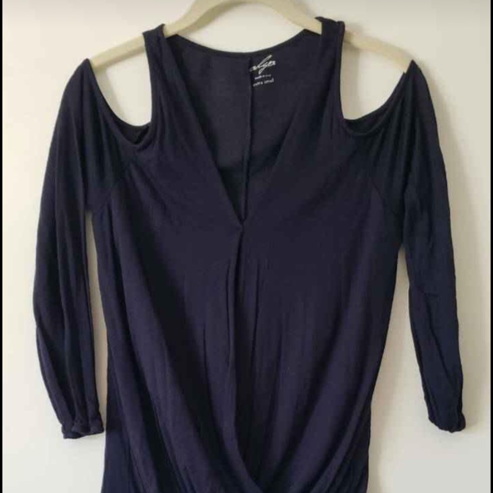 navy blue long sleeve